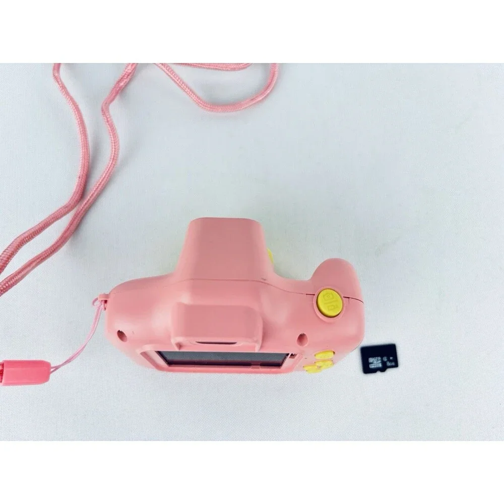 Digital Camera Brilliant Innovations - Pink- 8gb‎ Micro SD Card - Kid Child -